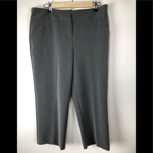 Nicole Miller Capri gray slacks